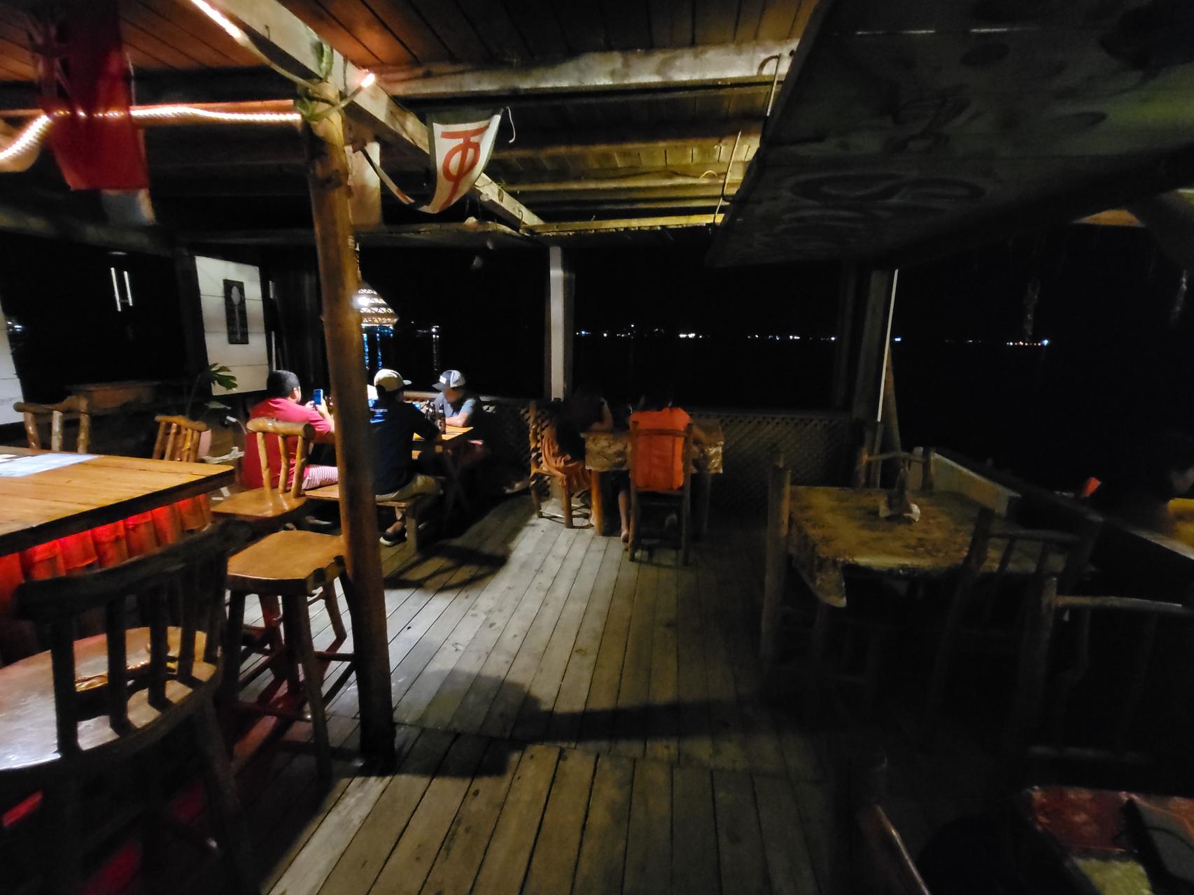 Spent a night on the attic of this bar on the river 