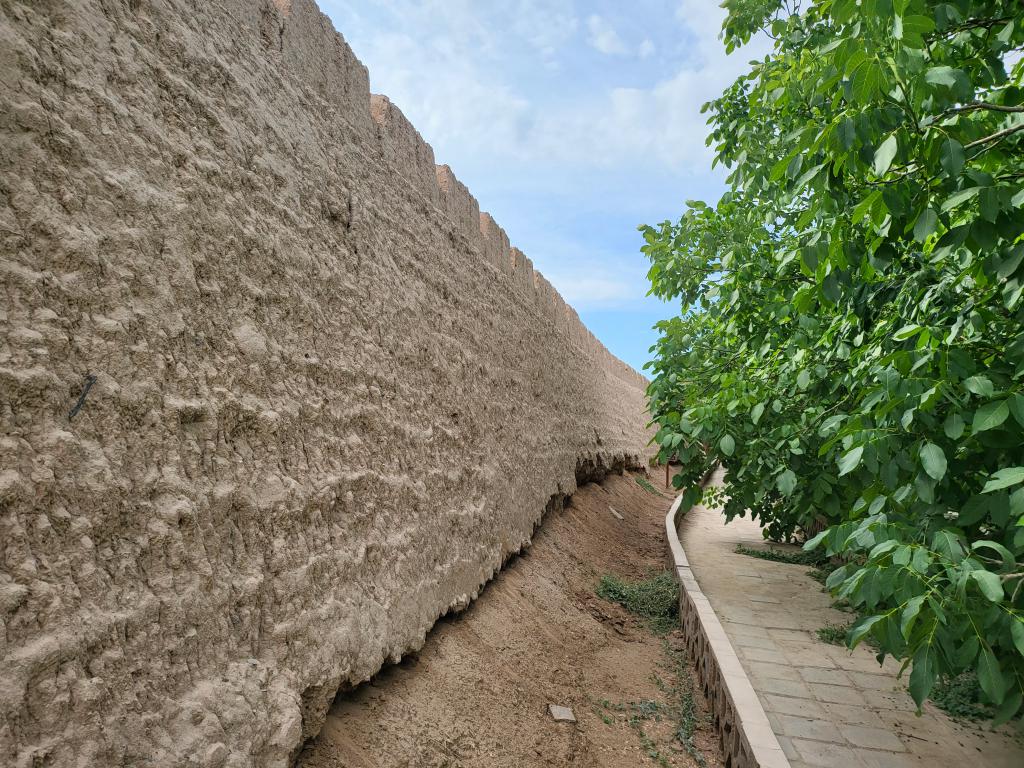 Old city wall of Kuqa old town