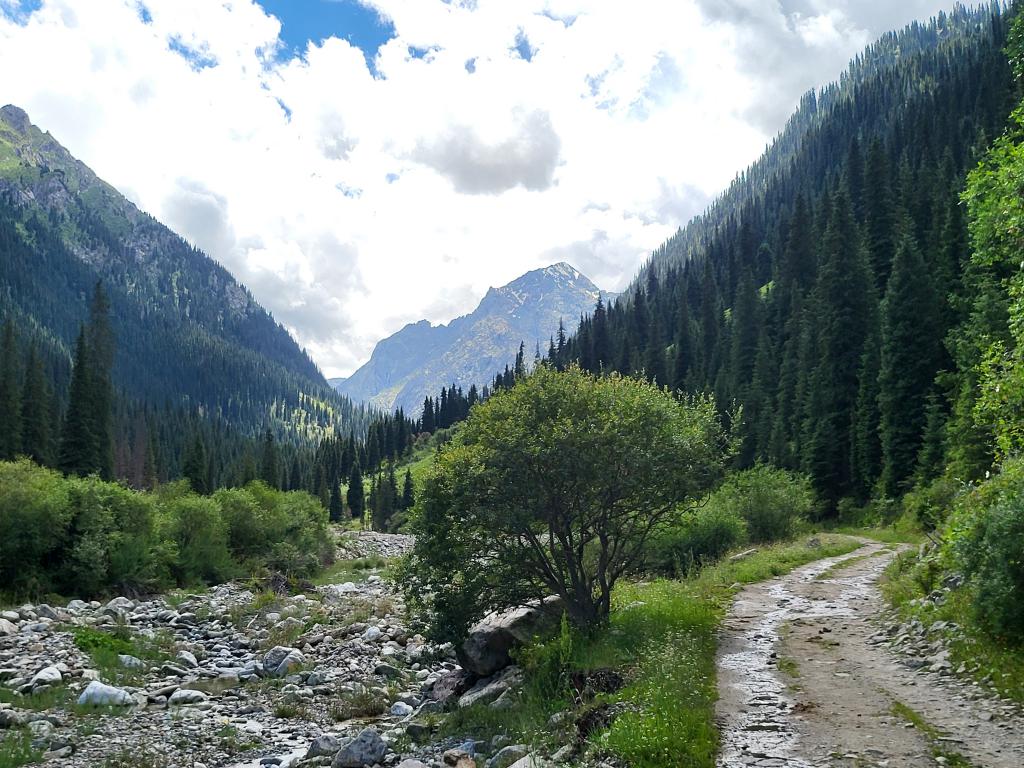 The rocky bed in Karakol National Park