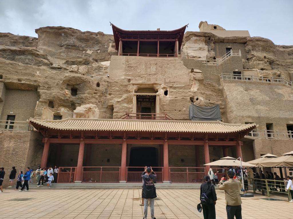 Mogao Grottoes cliff face