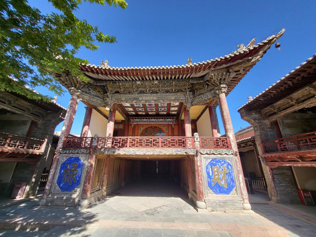 A performance stage in the Great Buddha Temple complex