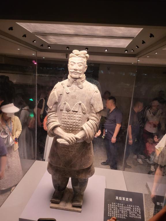 A high-ranking terracotta warrior