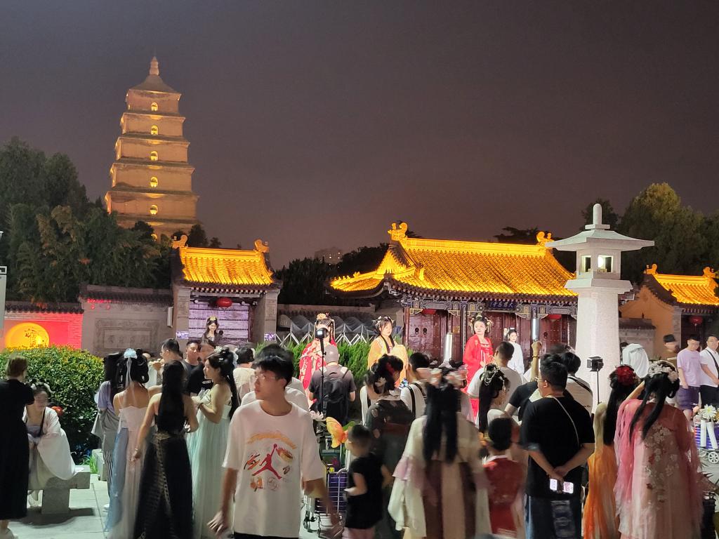 Recreating the ancient world for photoshoots at Great Wild Goose Pagoda