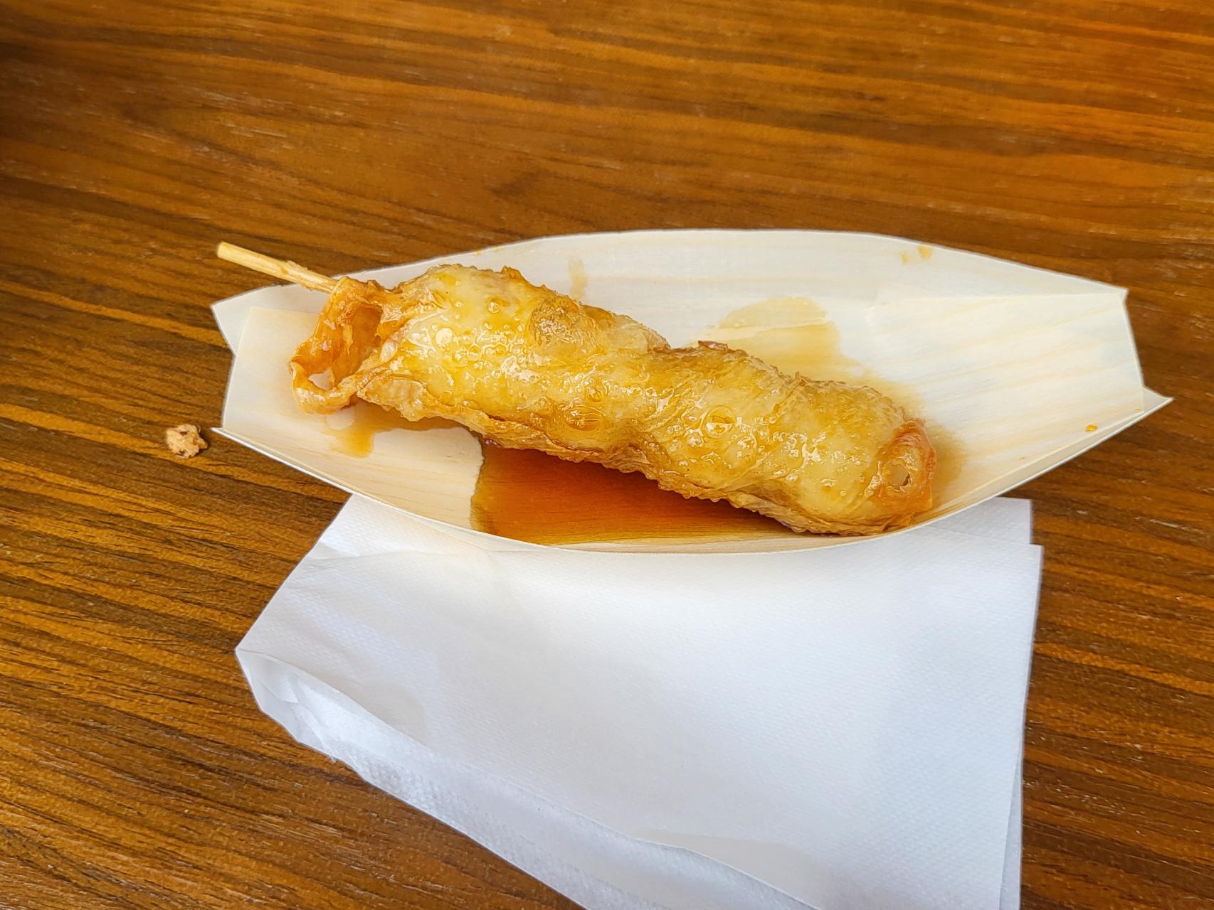 Crunchy fried dough stick