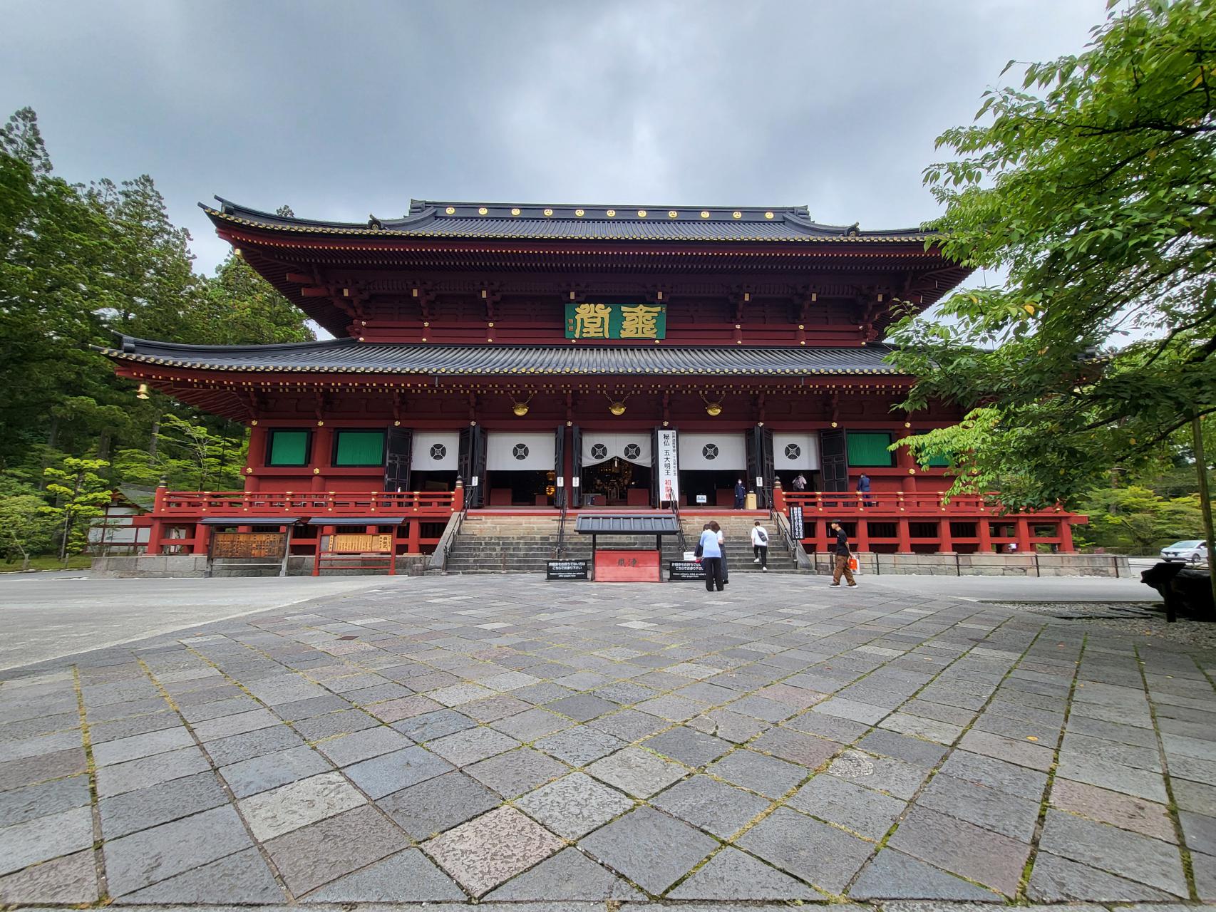 The main building of Rinnoji Temple