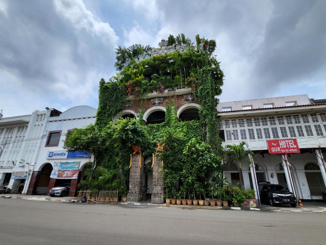 Old buildings along Old Town River, Jakarta