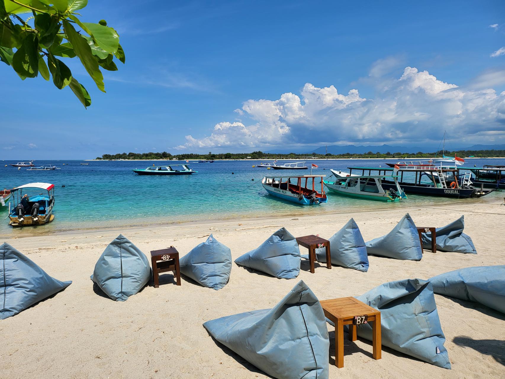 Beautifully blue Gili Trawangan