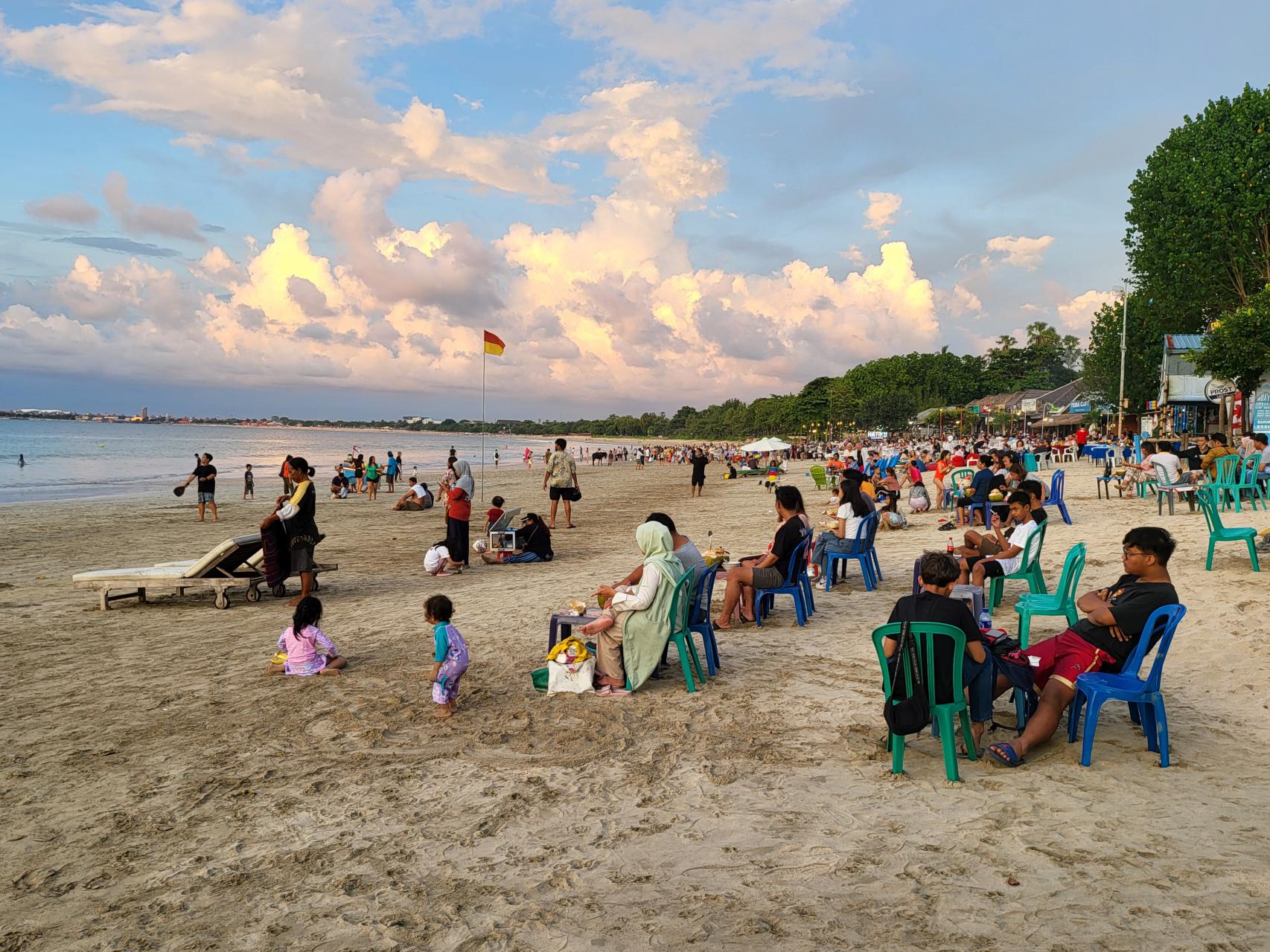 A beach in South Kuta, Bali